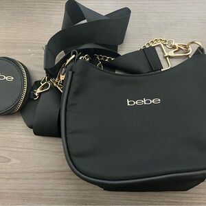 Bebe Black Crossbody Bag